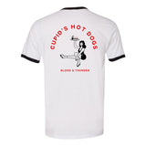 Cupid's Hot Dogs x B&T Ringer Shirt