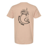 Two-Tias x B&T We're All Just Coping Peach T-Shirt