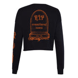 CIB Crew Commitment Issues Women's Cropped Crewneck Sweatshirt